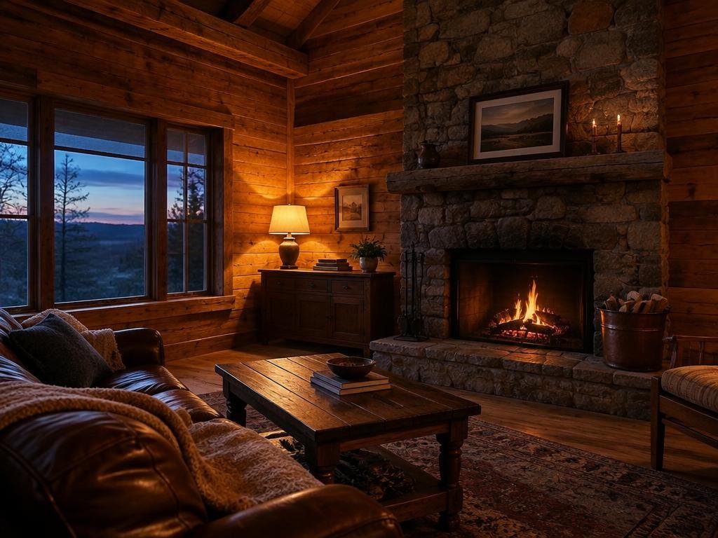 Custom timber cabin